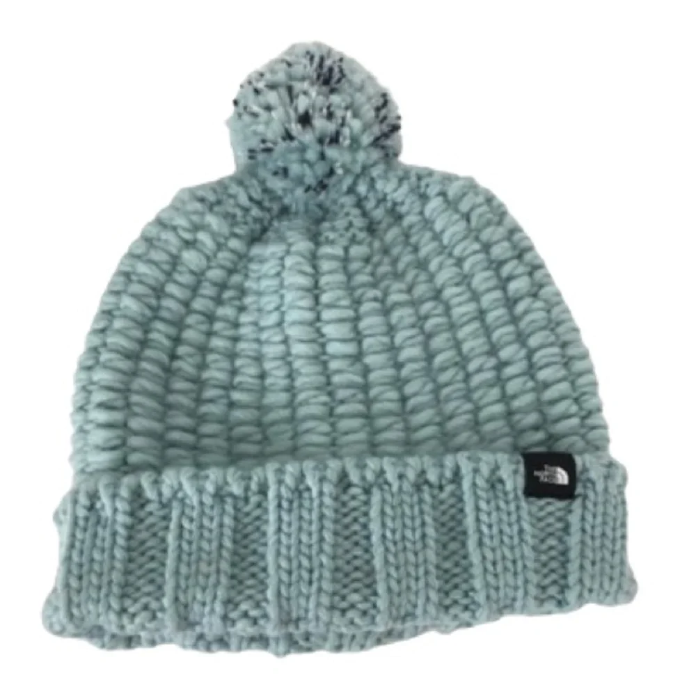 The North Face Kids Beanie Hat Baby Blue Junior Kids One Size Winter Hat